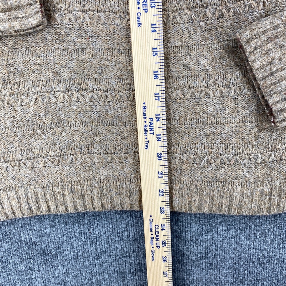 Croft & Barrow Sweater Womens XL Tan Marled Knit Raglan Sleeve Cottage Boho - Picture 5 of 8